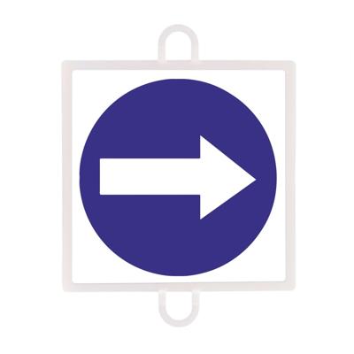 TRAFFIC MANDATORY SIGN PANEL No. 2 (RIGHT-LEFT DIRECTION)