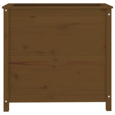 VidaXL Plantenbak 82,5x40x78 cm massief grenenhout honingbruin