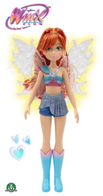 Boneca Winx com asas que acendem - Bloom - 26 cm - Idade recomendada: 3+ anos - WNX781