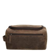 Hide & stitches idaho toilettas-Dark Brown - thumbnail