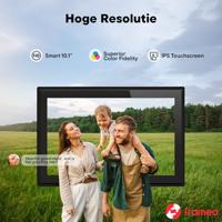 Denver PFF 1021 Digitale WiFi-fotolijst 25.7 cm 10.1 inch Energielabel: C (A - G) 1280 x 800 Pixel 16 GB Zwart - thumbnail