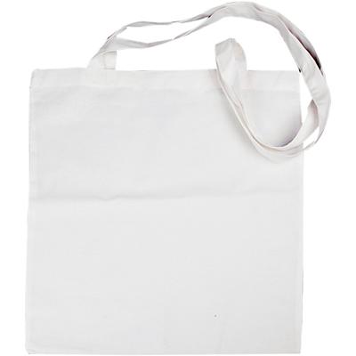 Creativ Company Tas met lang hengsel, afm 38x42 cm, 130 gr, wit, 1 stuk