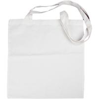Creativ Company Tas met lang hengsel, afm 38x42 cm, 130 gr, wit, 1 stuk - thumbnail