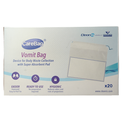 CareBag Carebag braakzak met geurabsorb 20 Stuks