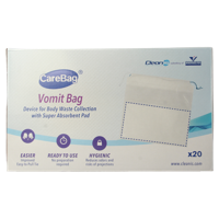CareBag Carebag braakzak met geurabsorb 20 Stuks - thumbnail