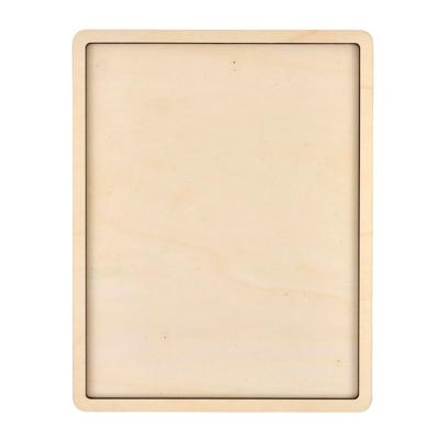 Mod Podge • rectangle tray plywood