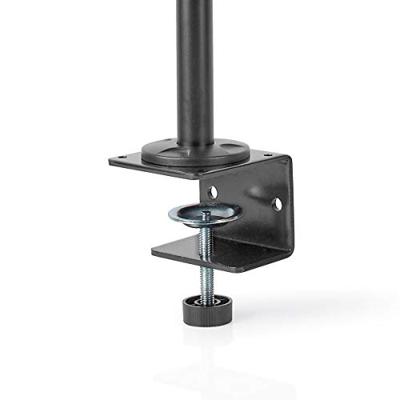 Nedis ergotmm100bk ergonomische monitorbeugel drie monitor-armen draai- en kantelbaar zwart Nedis ergotmm100bk ergonomische monitorbeugel drie monitor-armen draai- en kantelbaar zwart