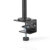 Nedis ergotmm100bk ergonomische monitorbeugel drie monitor-armen draai- en kantelbaar zwart - thumbnail