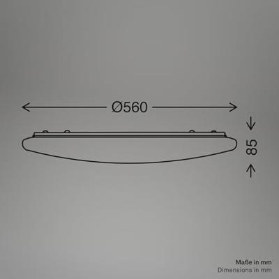 Briloner LED-plafondlamp met sterreneffect (56 cm diameter)