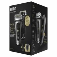 Braun Series 9 Pro+ 9575cc Wet & Dry Scheerapparaat met scheerblad Trimmer Metallic - thumbnail