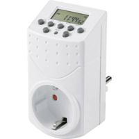 Basetech 1528580 Stopcontact-schakelklok Digitaal Weekprogramma 1800 W IP20 Countdown-functie, Toevalsfunctie - thumbnail