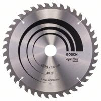 Bosch Accessoires Cirkelzaagblad Optiline K/V 254X30X2,8 40T WZ - 2608640443 - thumbnail