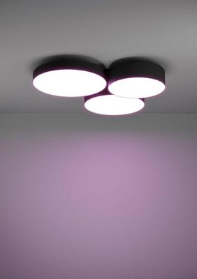 Eglo Led plafonnière Barbano-Z 3-lichts - zwart 900853