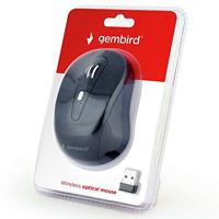 Gembird MUSW-6B-01 muis Kantoor Rechtshandig RF Draadloos Optisch 1600 DPI - thumbnail