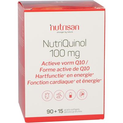 Nutrisan NutriQuinol 100mg Softgels 105st Nutrisan NutriQuinol 100mg Softgels 105st