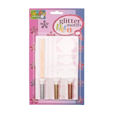 Vaessen Creative • transfer + 3x glitter kaders