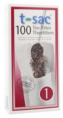 t-sac Theefilters No. 1 - voor 100 x één kop thee