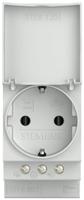 DIN-rail contactdoos met klapdeksel Siemens 5TE6801 Grijs 1 stuk(s) - thumbnail