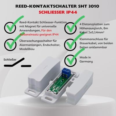 Schabus 300761 SHT 3010 Reed-contactschakelaar