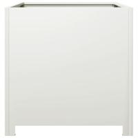 Plantenbak 50x50x50 cm staal wit - thumbnail