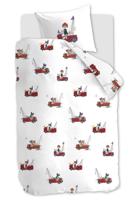 Beddinghouse x Fiep Amsterdam Dekbedovertrek Kraanwagen - Red-Junior (120 x 150 cm) - thumbnail