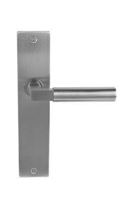 Deurklink Nova massief op langschild