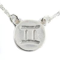 Messing Horoscoop Hanger Tweelingen (12 mm) - thumbnail