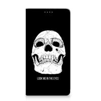 Mobiel BookCase Samsung Galaxy A54 Skull Eyes - thumbnail