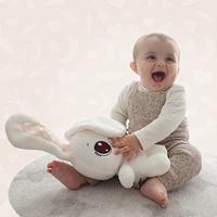 Spectron Peekapets bunny pluchen knuffel - wit - thumbnail