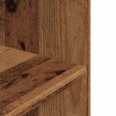 Aquariumstandaard 100x40x60 cm bewerkt hout oud houtkleurig - thumbnail