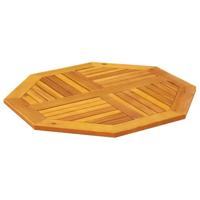 Tafelblad achthoekig 80x80x2,2 cm massief acaciahout - thumbnail