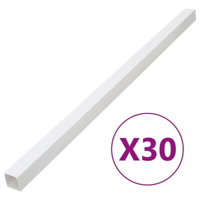 VidaXL Kabelgoot 40x25 mm 30 m pvc