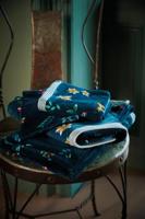 Pip Studio Pip Studio Les Fleurs Douchelaken - Donkerblauw 70 x 140 cm - thumbnail