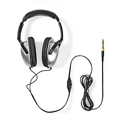 Bedrade Koptelefoon | 2,7 m Ronde Kabel | Over-Ear | Zilver/Zwart Bedrade Koptelefoon | 2,7 m Ronde Kabel | Over-Ear | Zilver/Zwart