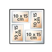 Hama Album XL Ivy 30x30 Cm 80 Zwarte Pagina&apos;s Wit - thumbnail