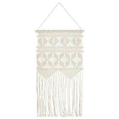 VidaXL Wandhanger macramé 40x80 cm katoen VidaXL Wandhanger macramé 40x80 cm katoen
