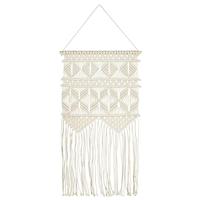 VidaXL Wandhanger macramé 40x80 cm katoen - thumbnail