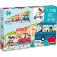 Goula legpuzzel XXL City junior 80 x 38 cm karton 18 stukjes - thumbnail