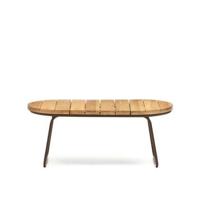 Kave Home Outdoor Salontafel 'Salguer' Acaciahout, 100 x 50cm - thumbnail
