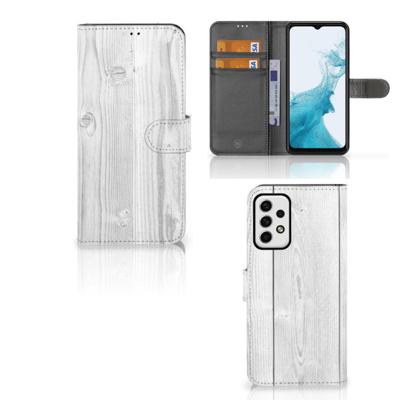 Samsung Galaxy A23 | Book Style Case | White Wood Samsung Galaxy A23 | Book Style Case | White Wood