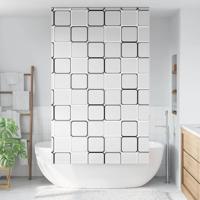 VidaXL Doucherolgordijn 120x240 cm stofbreedte 116 cm - thumbnail