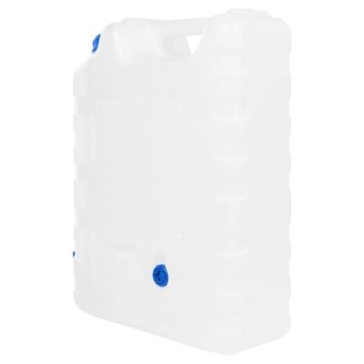 VidaXL Watertank met kraan 20 l kunststof transparant