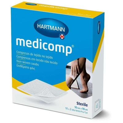 Gesteriliseerd Gaas Hartmann Medicomp 10 x 10 cm 20 Stuks