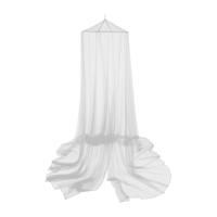 Klamboe met ring - 1-persoon - wit - ⌀60x230x650 cm - thumbnail