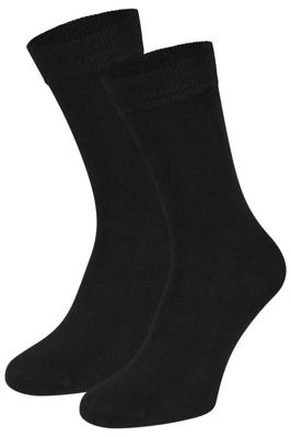 2-paar bamboe sokken - hoog - Hoge bamboe sokken voor dames en heren - 42 - Zwart - 42 - 42 - 42 - 42 - 42 - 42 - 42 - 42 - 42 - 42 - 42