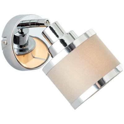 Brilliant Chroom met grijs wandlampjeAlexia design - 99303/22