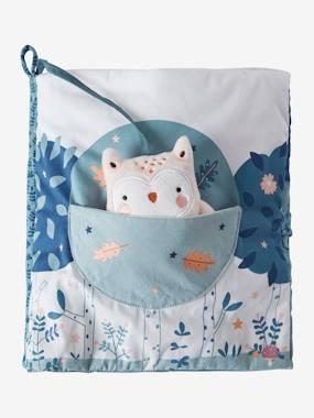 Ontwikkelingsboek + fluwelen knuffels Betoverde bos meerkleurig