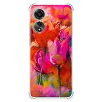 Back Cover OPPO A78 4G Tulips - thumbnail