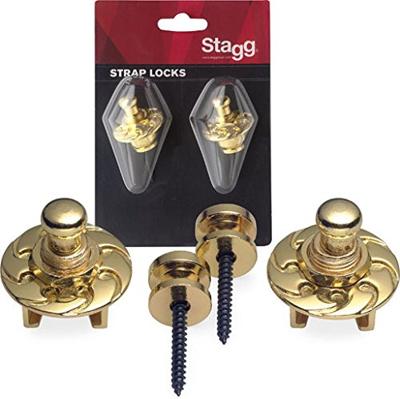 Stagg SSL1GD Straplocks Gold