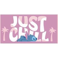 Stitch strandlaken Chill Roze 70 x 140 cm polyester - thumbnail